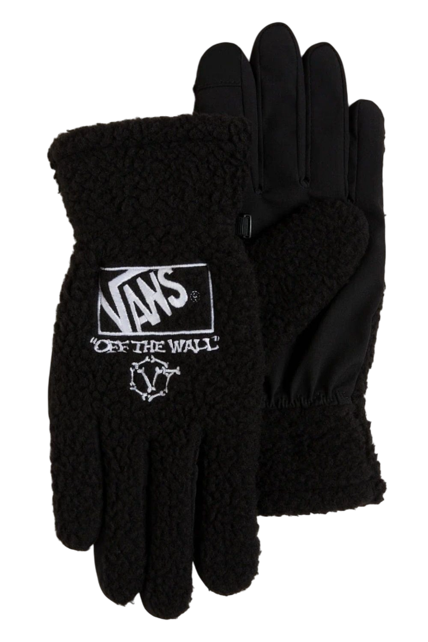 Circle Bones Gloves - Black
