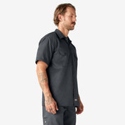 Short Sleeve Work Shirt - Charcoal Gray (CH)