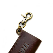 Stamp Logo Leather Embossed Lighter Case Keychain