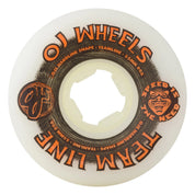Team Line White Black/Orange Wheels 99A - 55mm