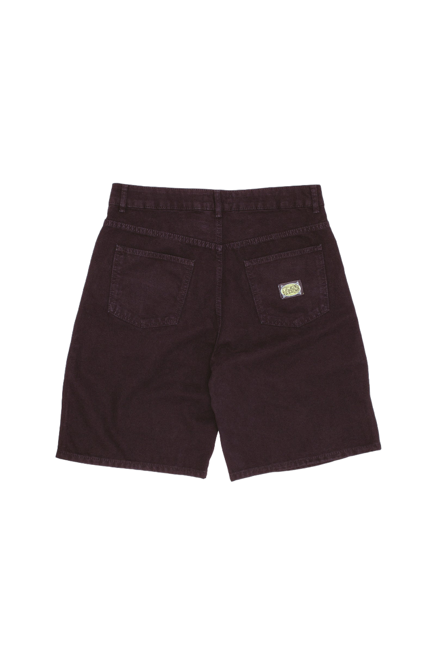 Double Knee Shorts - Black
