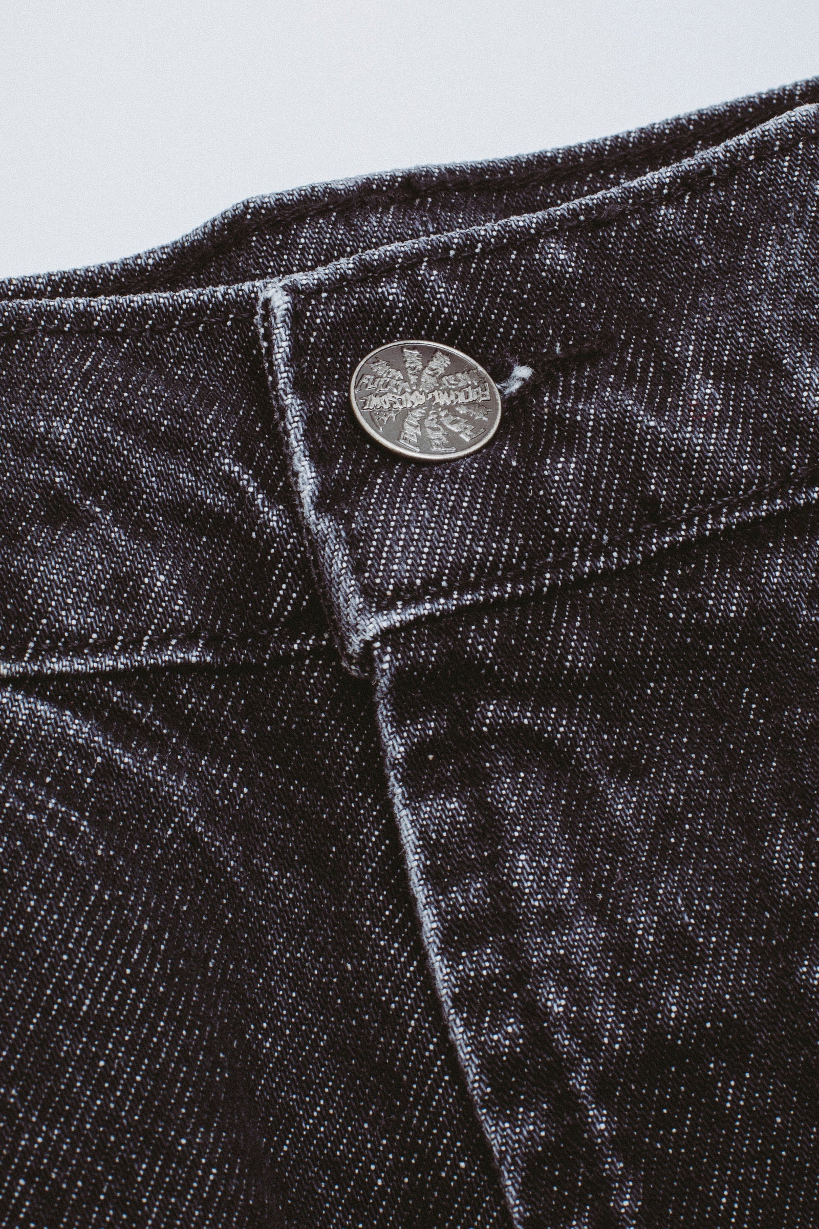 Fecke Jean Délavé Baggy en Denim - Noir