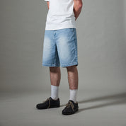 Workers Club Short en Jean - Indigo Clair Délavé