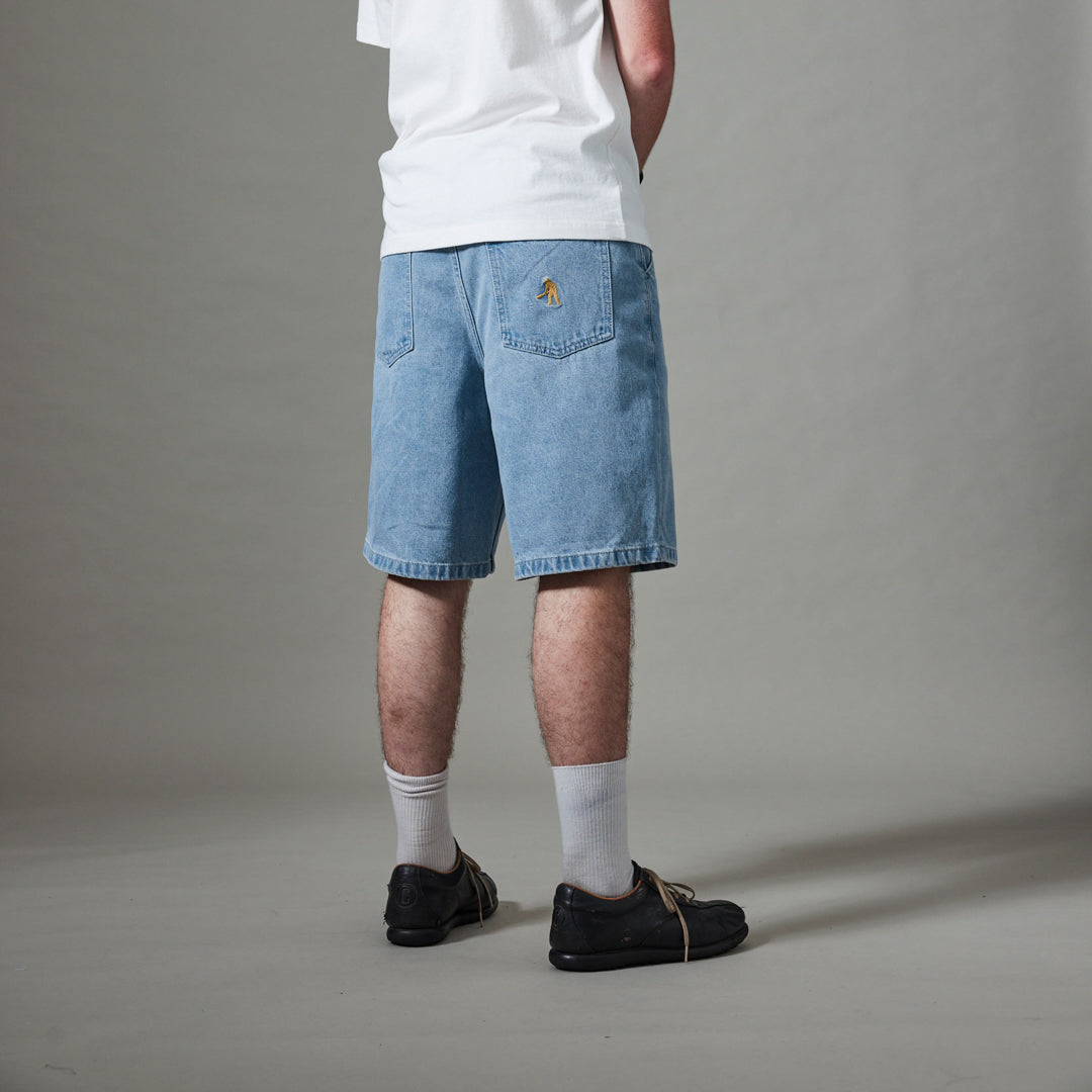 Workers Club Short en Jean - Indigo Clair Délavé