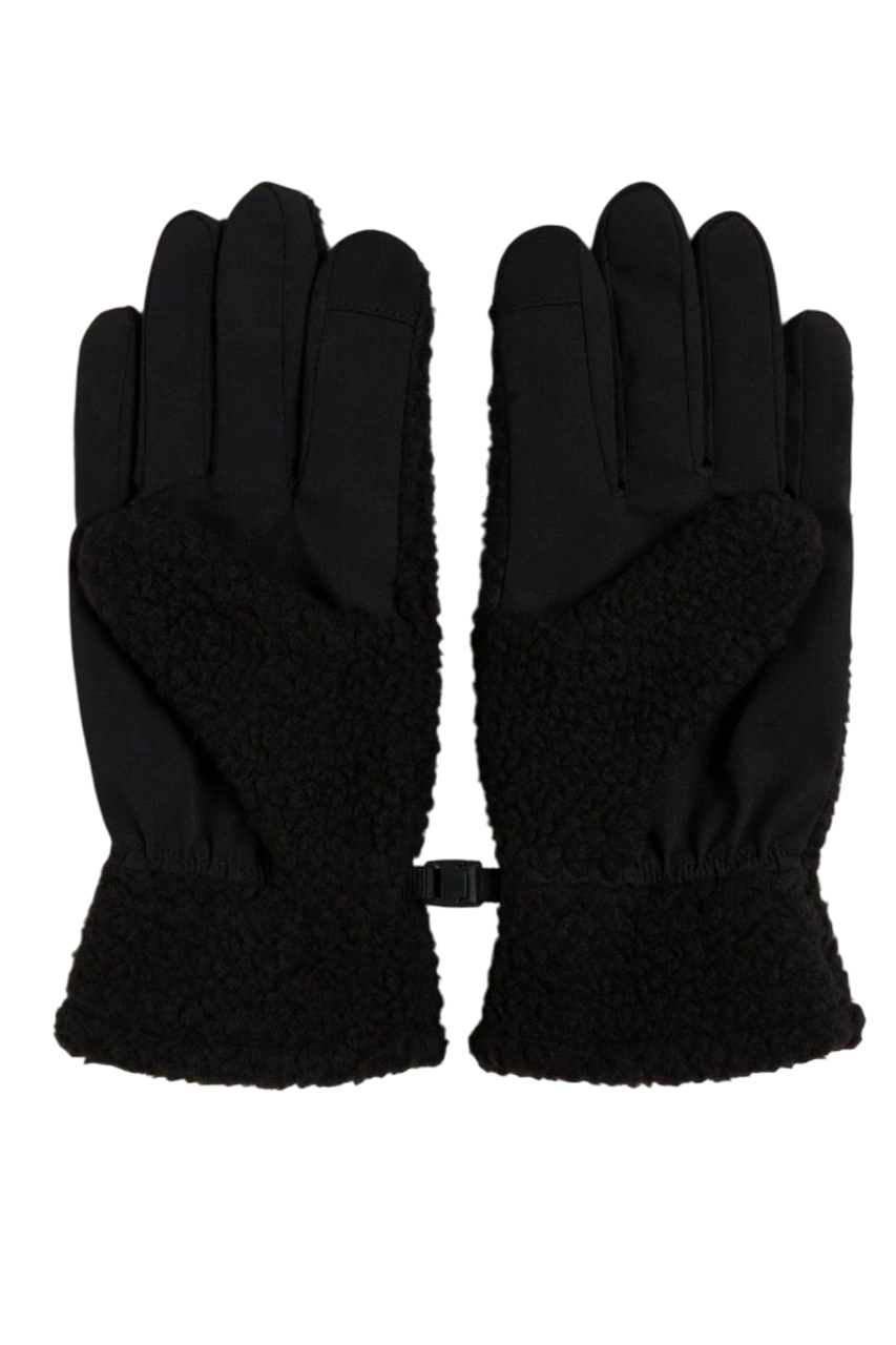 Circle Bones Gloves - Black