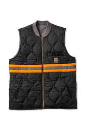 Builders Abraham Reversible Vest - Charcoal/Black