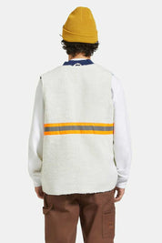 Builders Abraham Reversible Vest - Rinse Denim/Sherpa