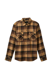 Bowery L/S Flannel - Tigerʼs Eye/Pinecone Brown/Washed Black
