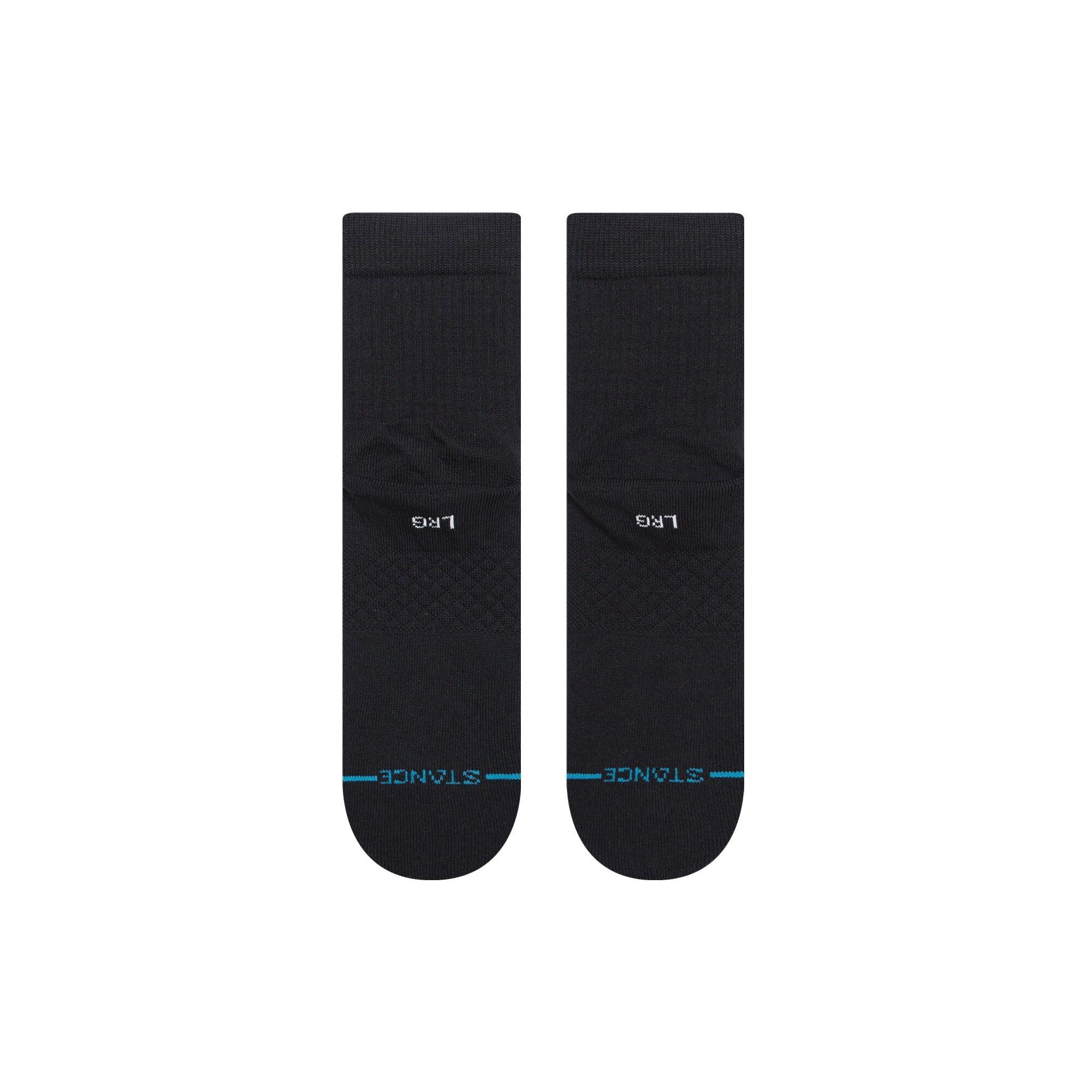 Icon Quarter Socks - Black