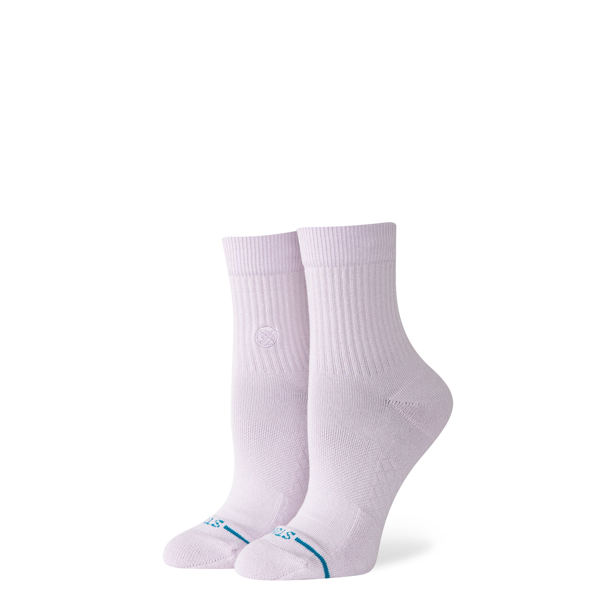 Womens Icon Quarter Socks - Orchid