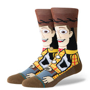 Toy Story x Stance Woody Crew Socks - Brown