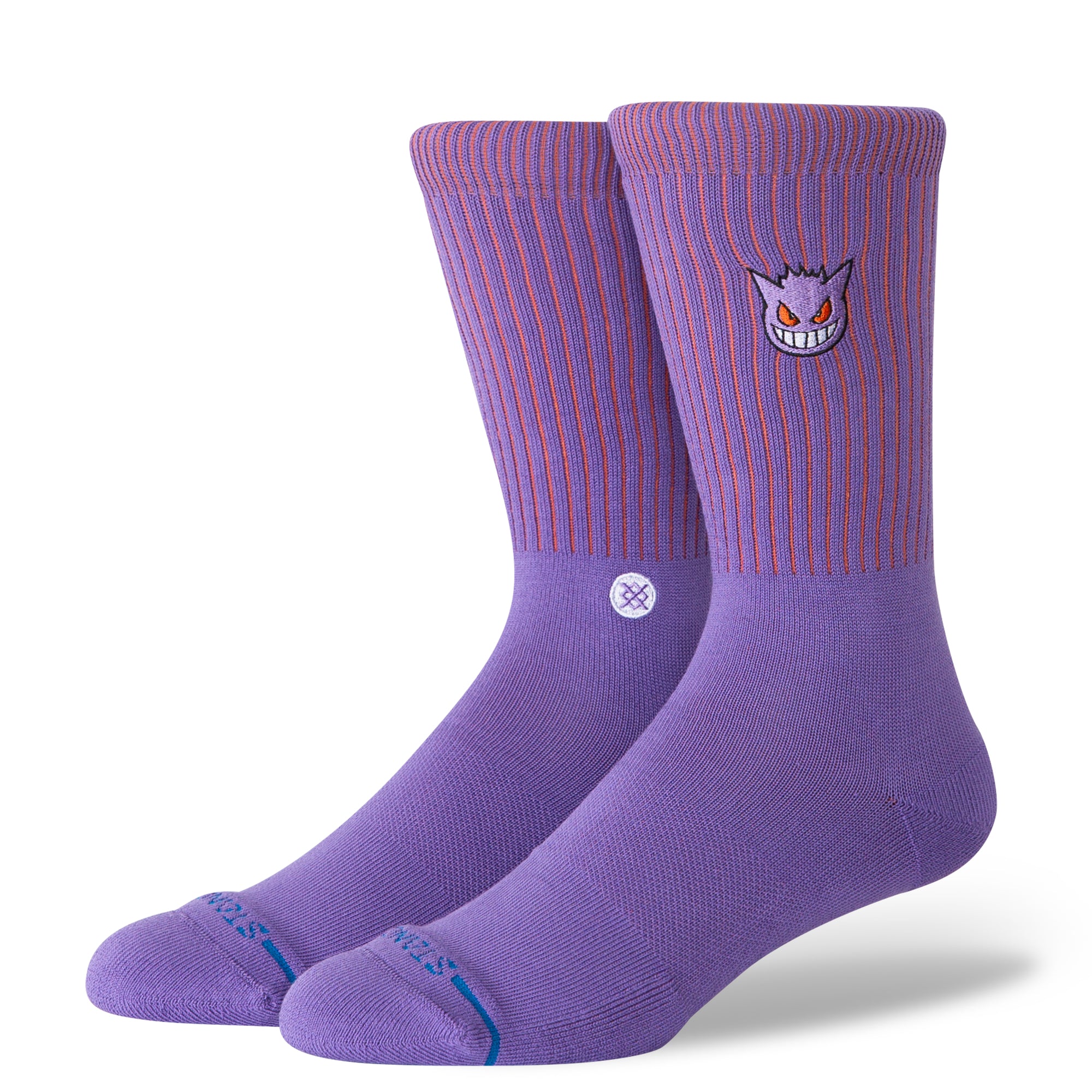 "Pokémon" Gengar Crew Chaussettes - Violet