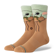 "Star Wars" Grogu Hungry Crew Socks - Green