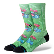 Chaussettes Crew Pokémon x Stance Venusaur - Vert