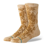 "Star Wars" By DJ Javier Chewie Crew Socks - Sand
