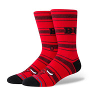 "NBA" Homesick Crew Socks - Chicago Bulls - Red