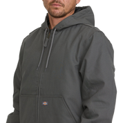 Hooded Duck Bomber Jacket - Slate