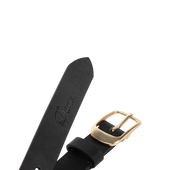Ceinture Habillée en Cuir - Noir