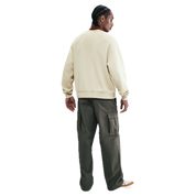 Fleece Skate Crew - Lite Khaki/White