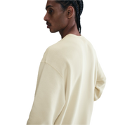 Fleece Skate Crew - Lite Khaki/White