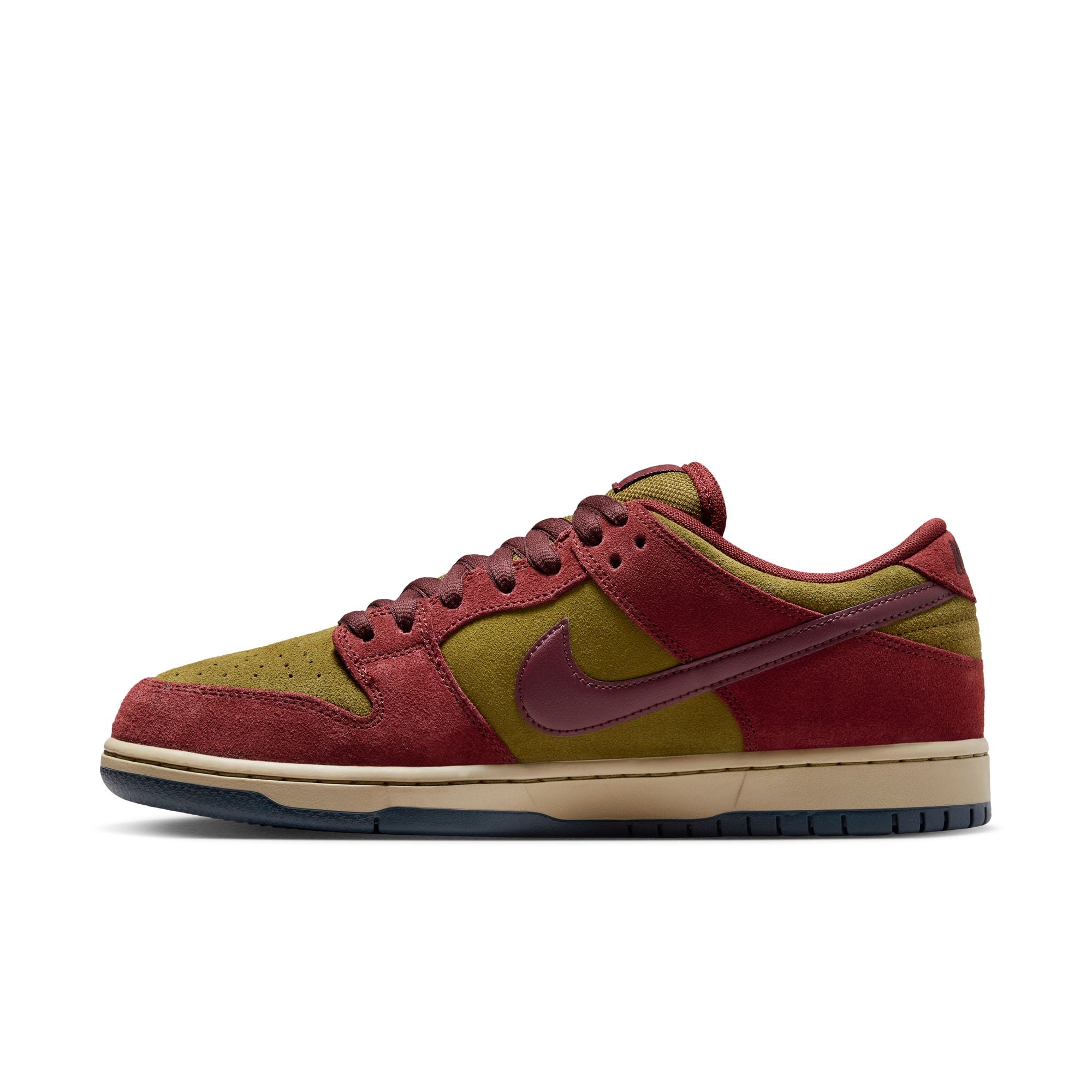 Dunk Low Pro - Rouge Foncé Équipe/Bordeaux Intense/Olive Flak