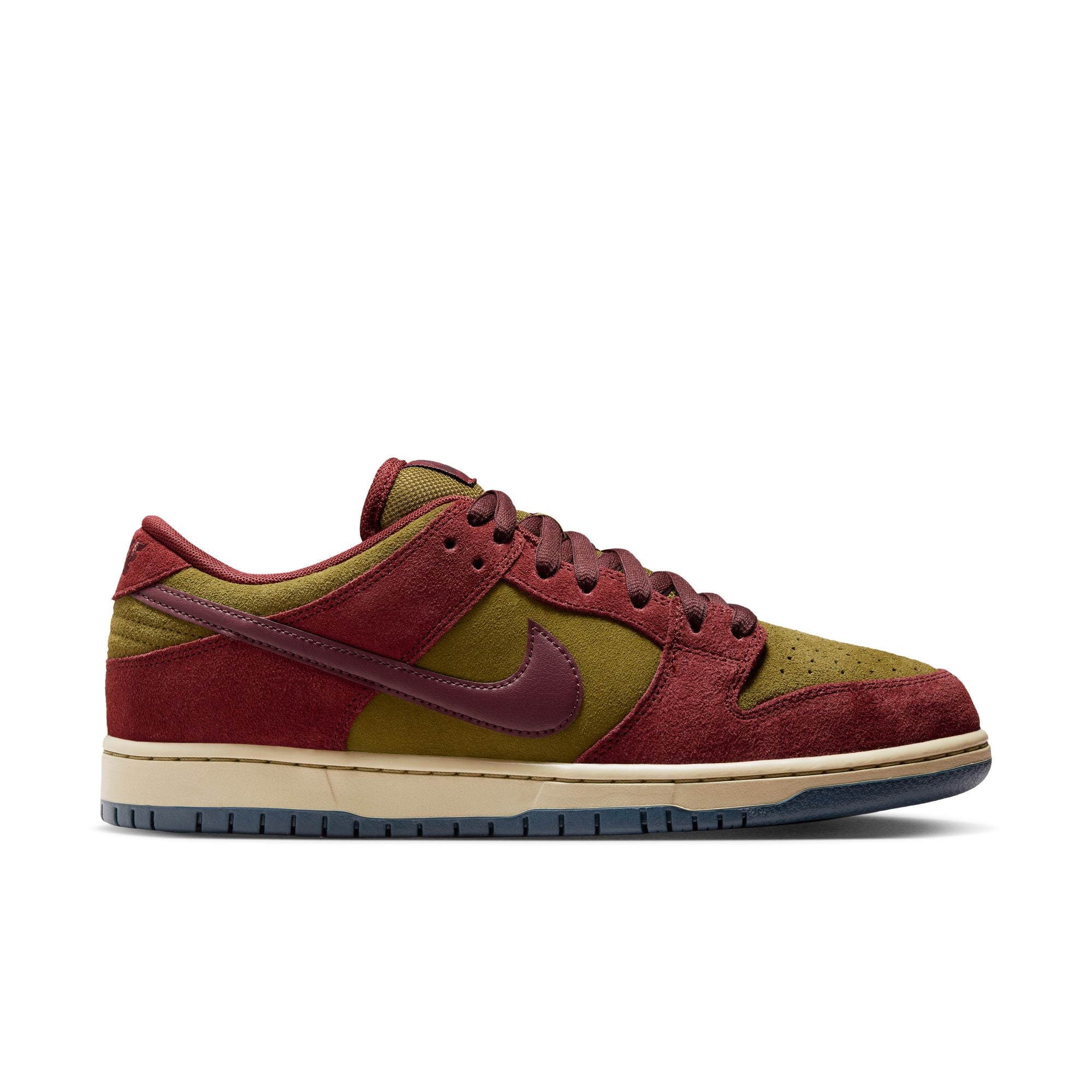Dunk Low Pro - Rouge Foncé Équipe/Bordeaux Intense/Olive Flak