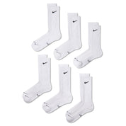 Everyday Elevated Crew Socks (6 Pairs) - White/Black