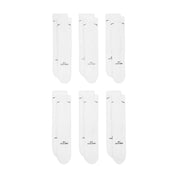 Everyday Elevated Crew Socks (6 Pairs) - White/Black