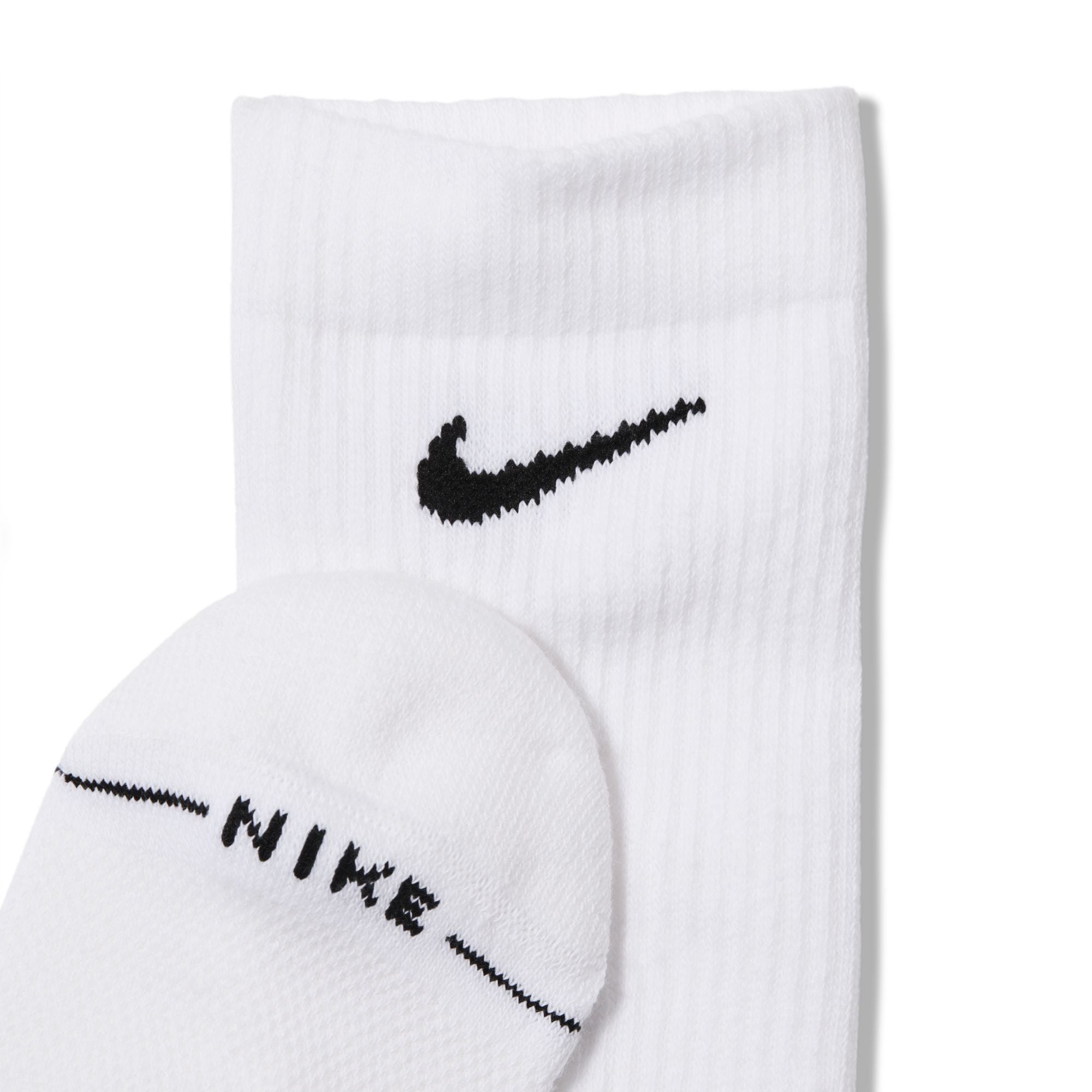 Everyday Elevated Crew Socks (6 Pairs) - White/Black