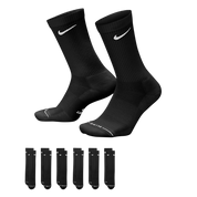 Chaussettes Crew Everyday Elevated (Paquet de 6 Paires) - Noir/Blanc
