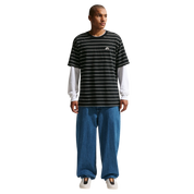 Pantalon de Skate en Denim Coupe Ample - Bleu Français