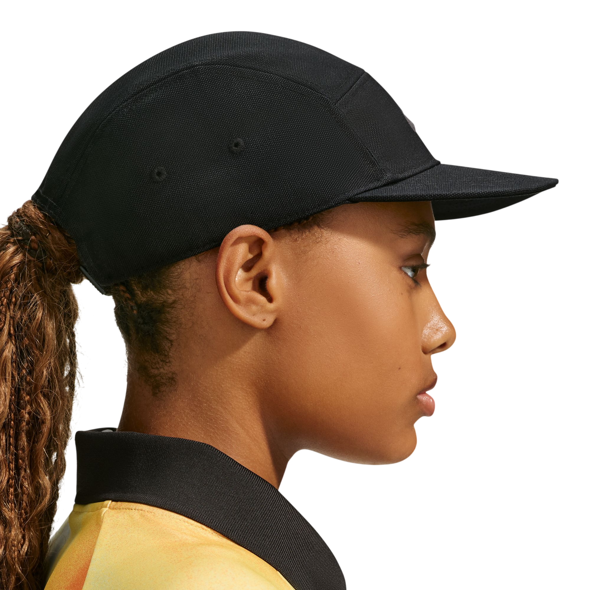 Casquette de Skate Fly Déstructurée - Noir/Noir/Gris Fumée Foncé
