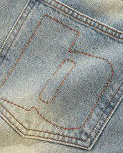 Ace Denim Jeans - Distressed Light Blue