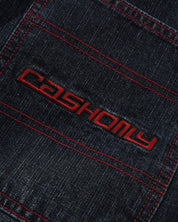 Aleka Jeans en Denim - Denim Délavé Strié