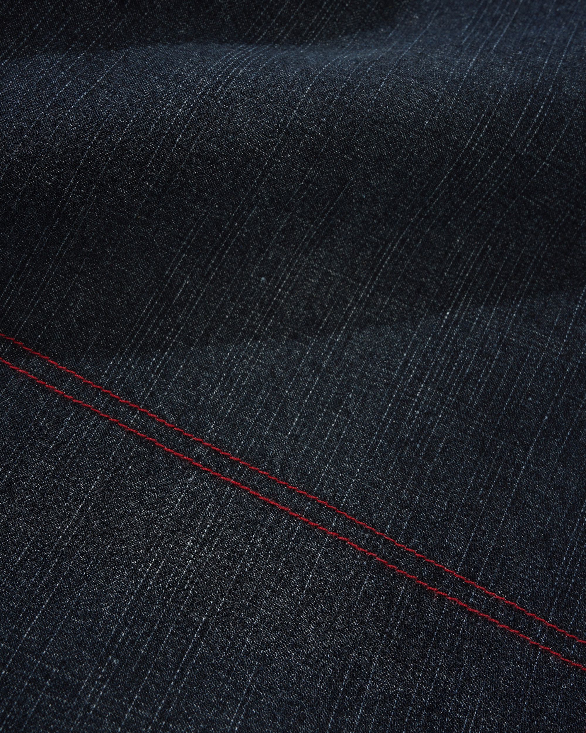 Aleka Jeans en Denim - Denim Délavé Strié