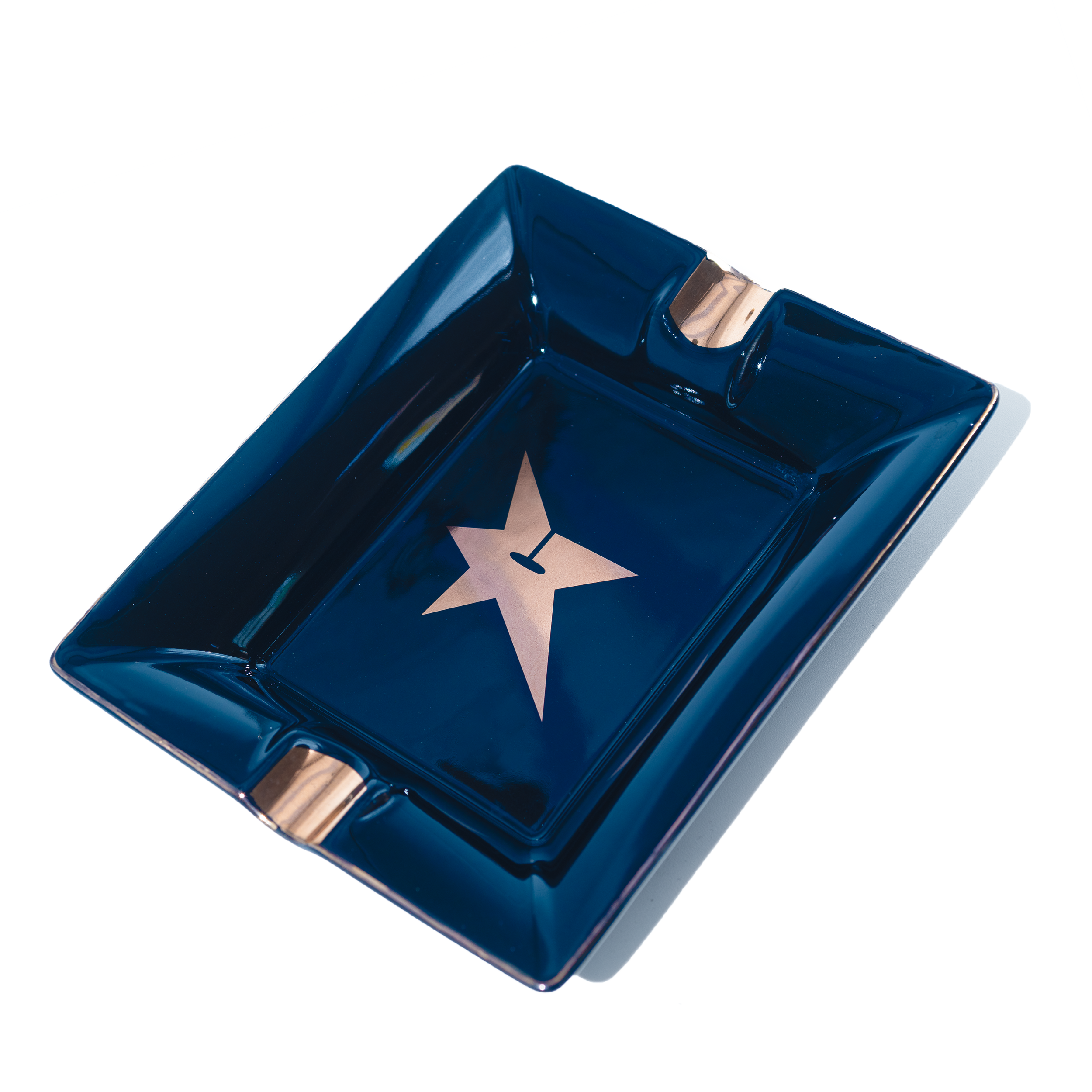 C-Star Cendrier en Céramique - Bleu Marine