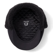 Barrel Earflap Snap Cap - Black/Black