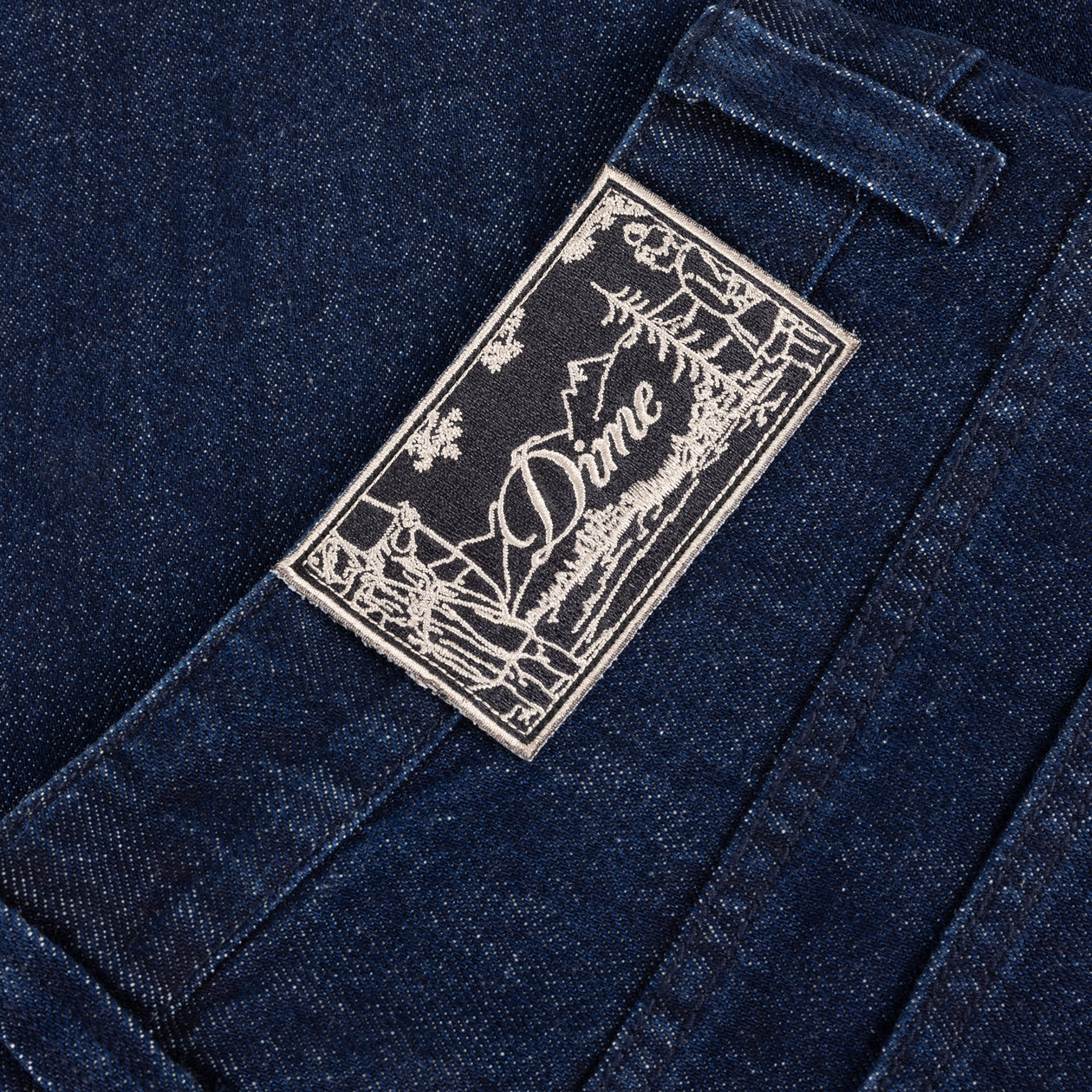 Baggy Denim Pants - Indigo