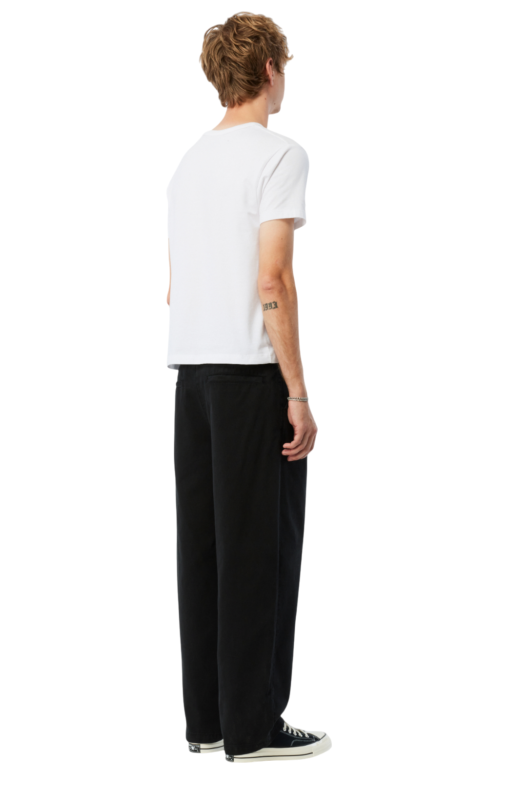 Baggy Chino Pants - Black