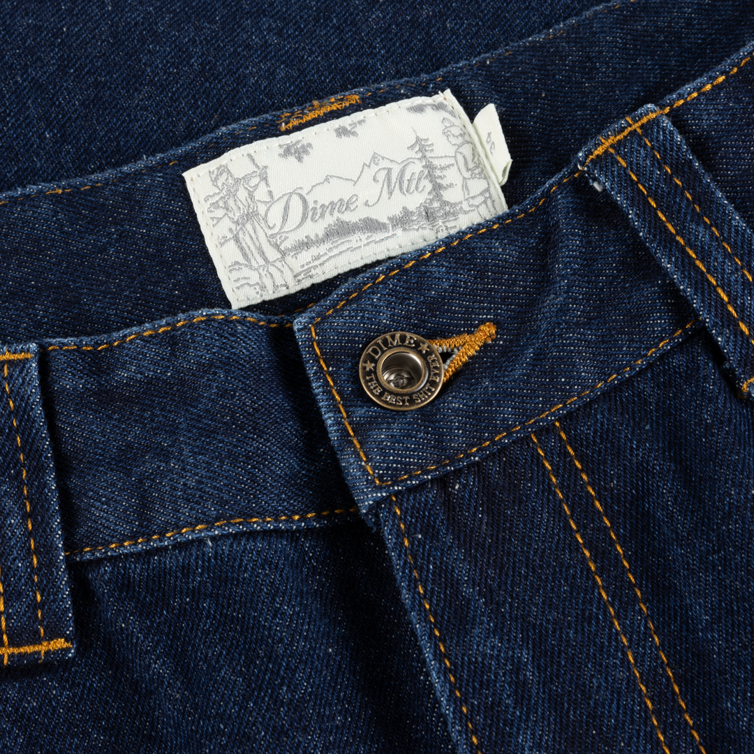 Straight Denim Pants - Indigo