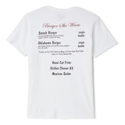 Burger She Wrote Pocket T-Shirt - White