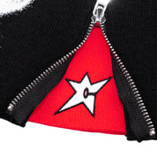 Biohazard Zip Beanie - Black