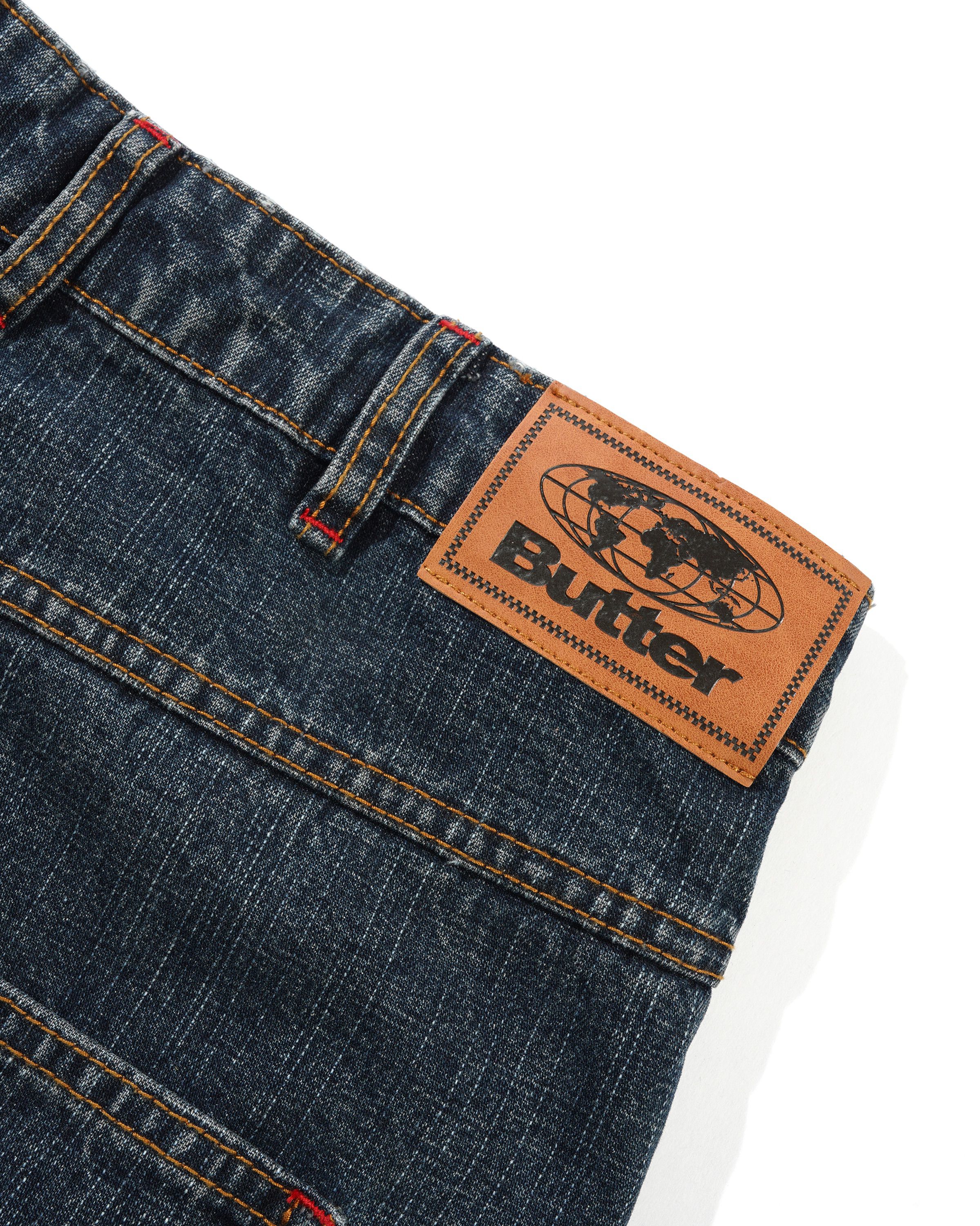 Blotch Denim Jeans - Streaky Navy
