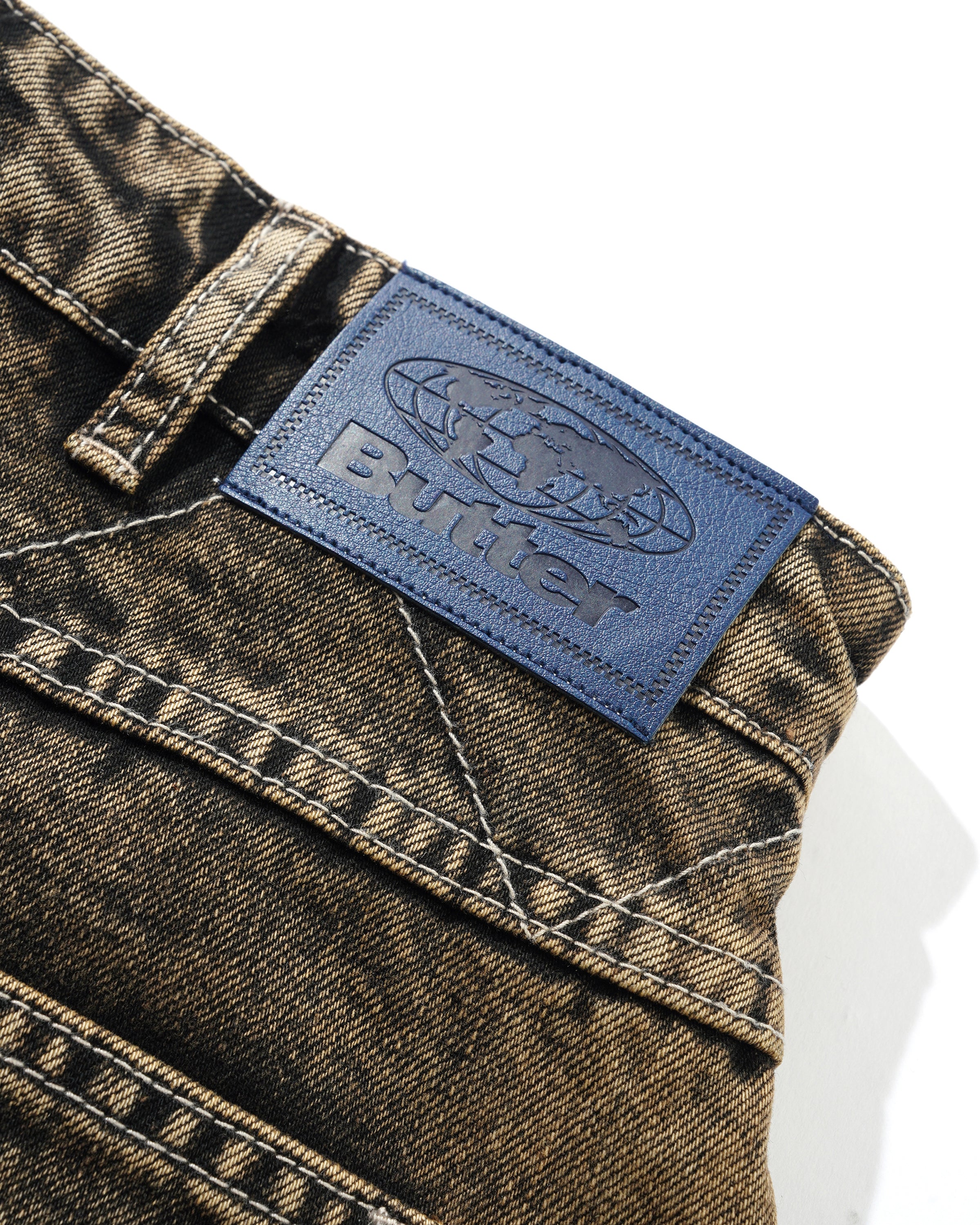 Bronco Denim Jeans - Brown Tint