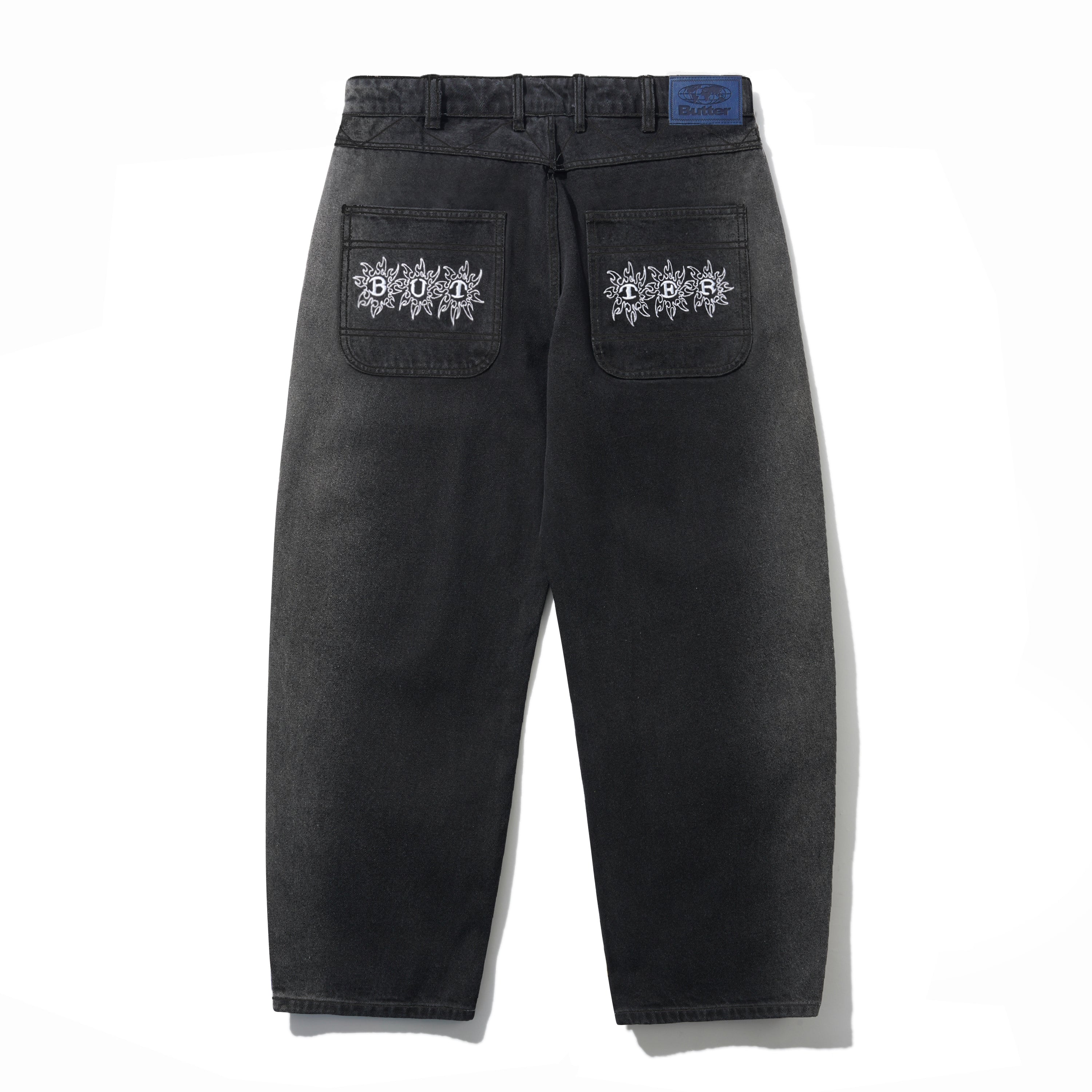 Bronco Jeans en Denim - Noir Délavé
