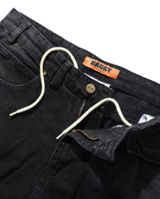 Bronco Jeans en Denim - Noir Délavé