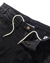 Bronco Short en Denim - Noir Délavé
