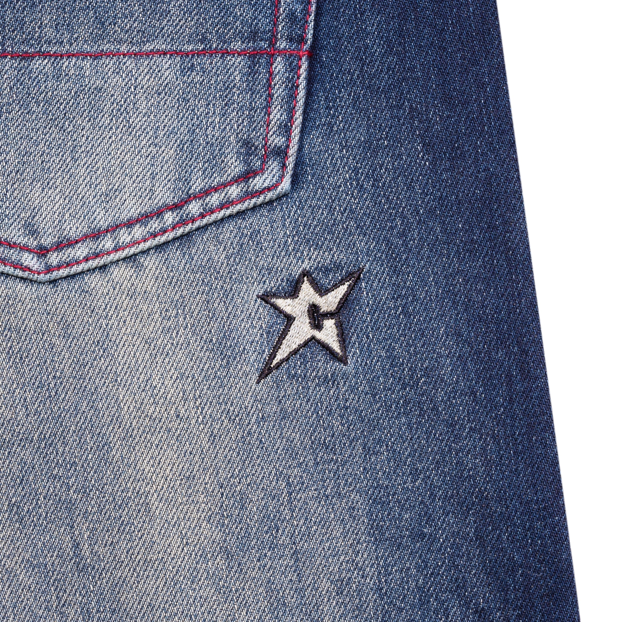 Aged C-Star Jeans - Aged Blue