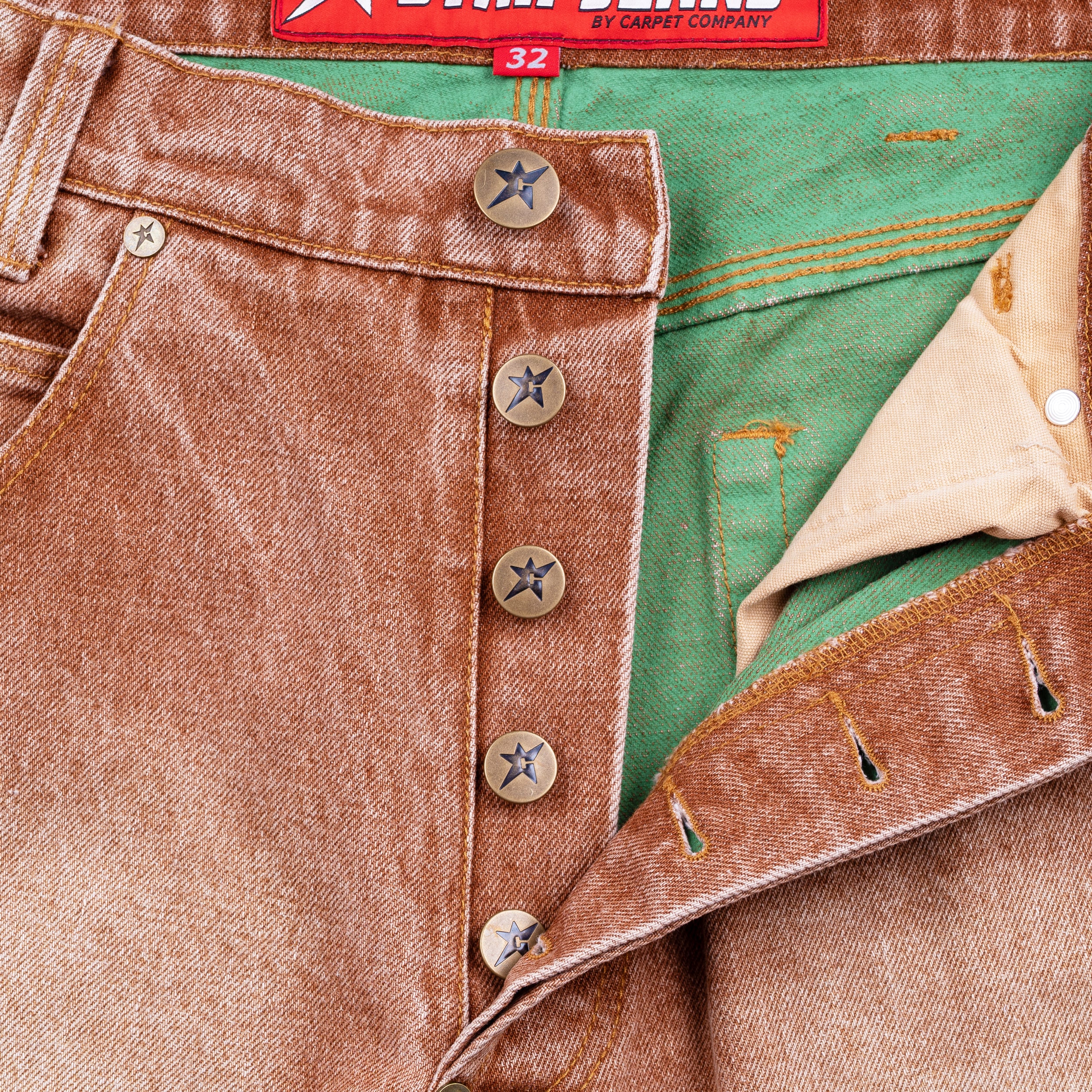 Aged C-Star Jeans - Rust