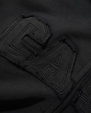 Campus Zip-Thru Hood - Washed Black